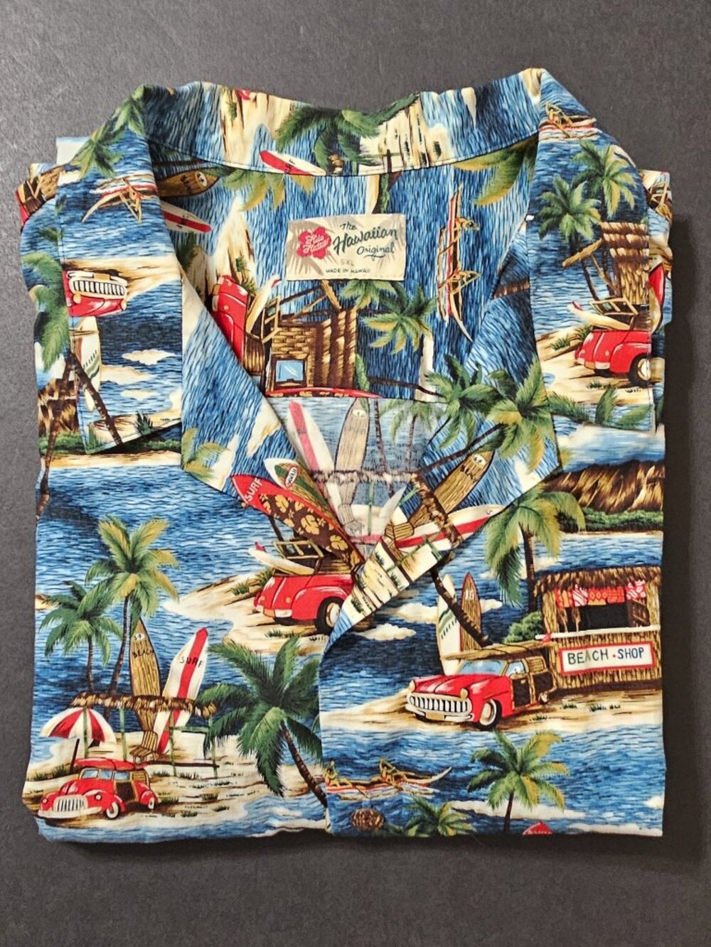 Vintage Hilo Hattie Hawaiian Woody Aloha Shirt Men's 5XL "The Hawaiian Original"
